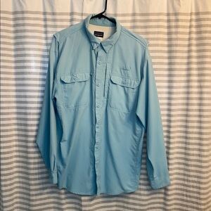 Patagonia Light Blue Men's Long Sleeve Button-Down Shirt
